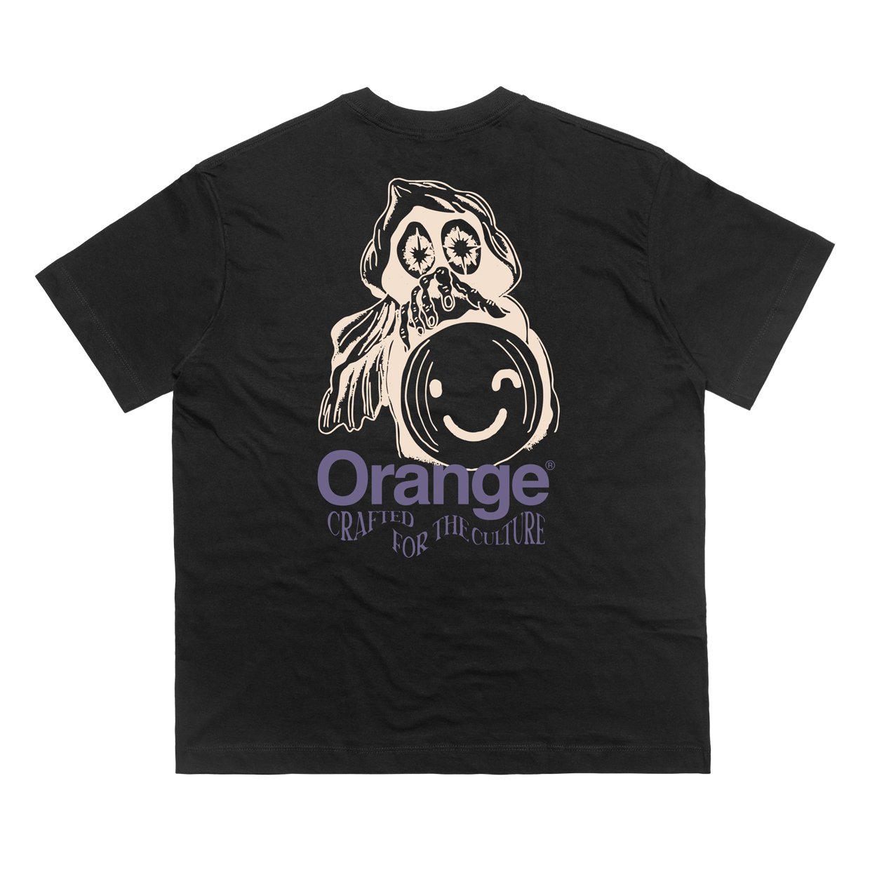 CAMISETA ORANGE - VISIONS BLACK
