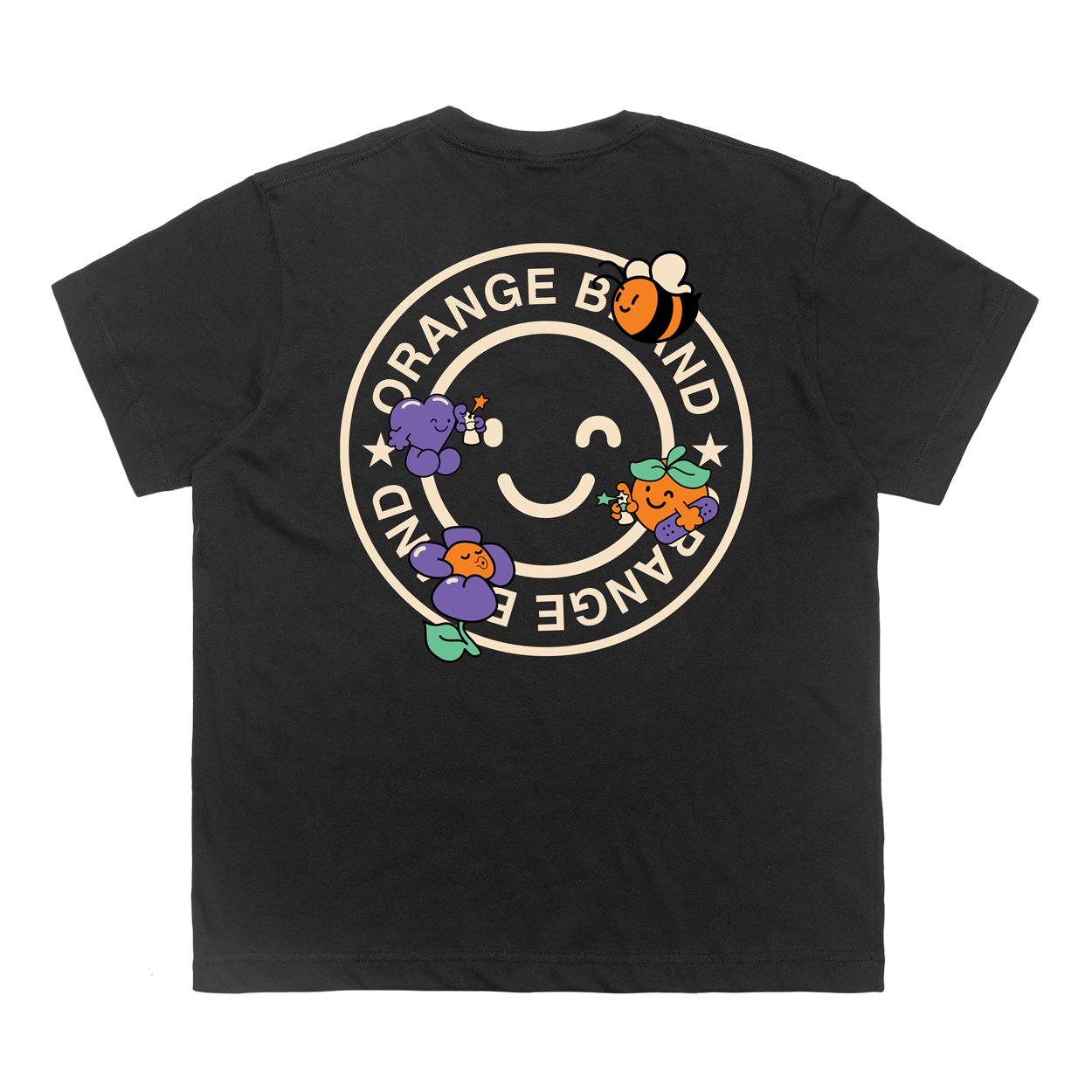 CAMISETA SELECT ORANGE LABEL FUN PRETA