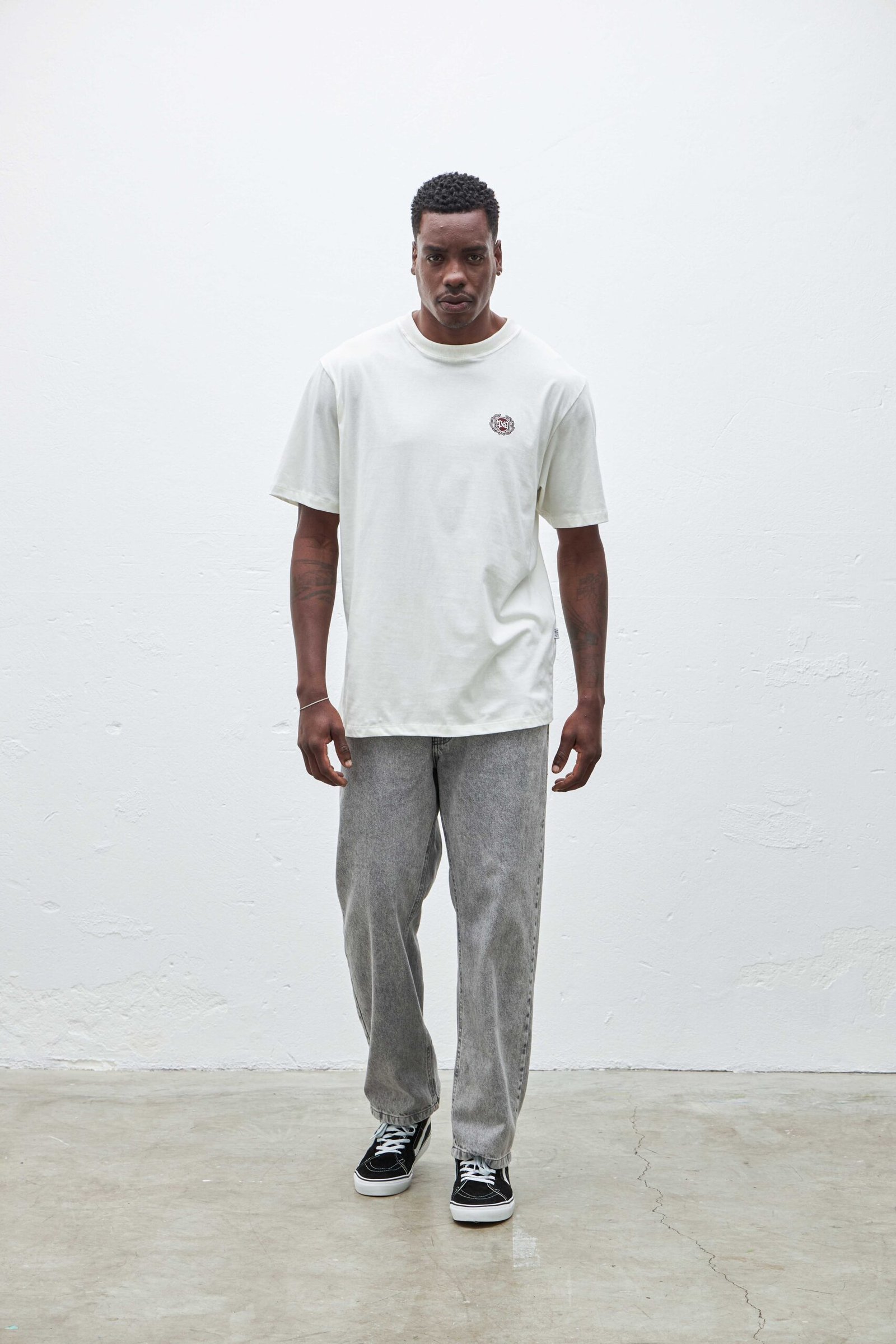 CALÇA WASHED GREY C