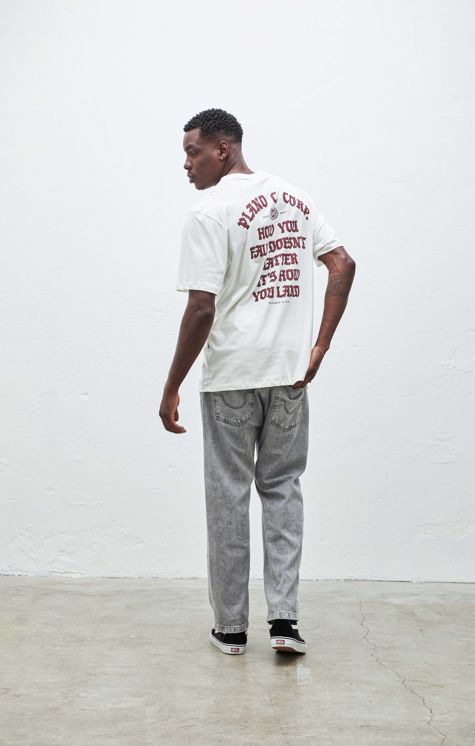 CALÇA WASHED GREY C