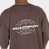 CAMISETA OVERSIZED MARROM COSTAS