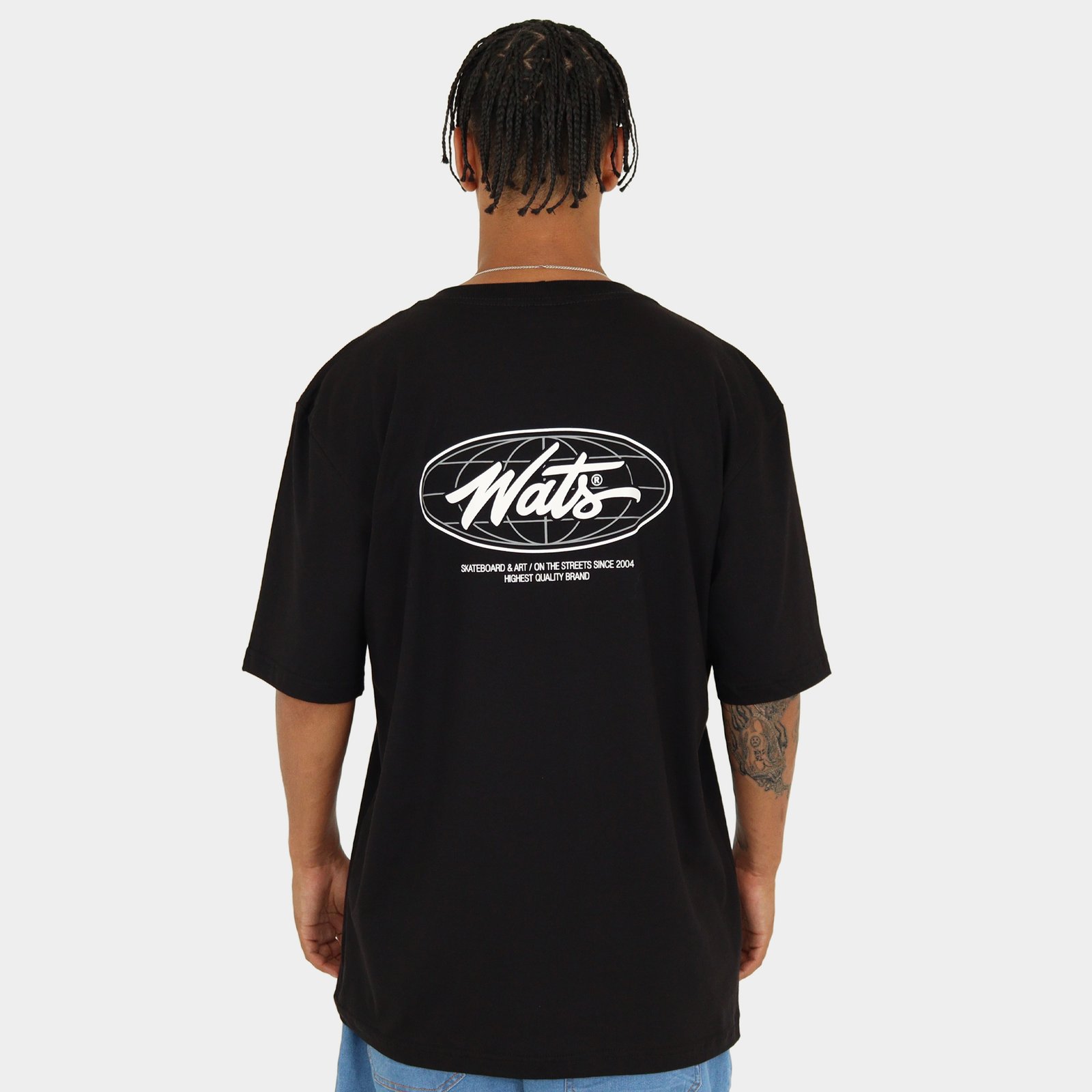 CAMISETA WATS - TAG WORLD BLACK
