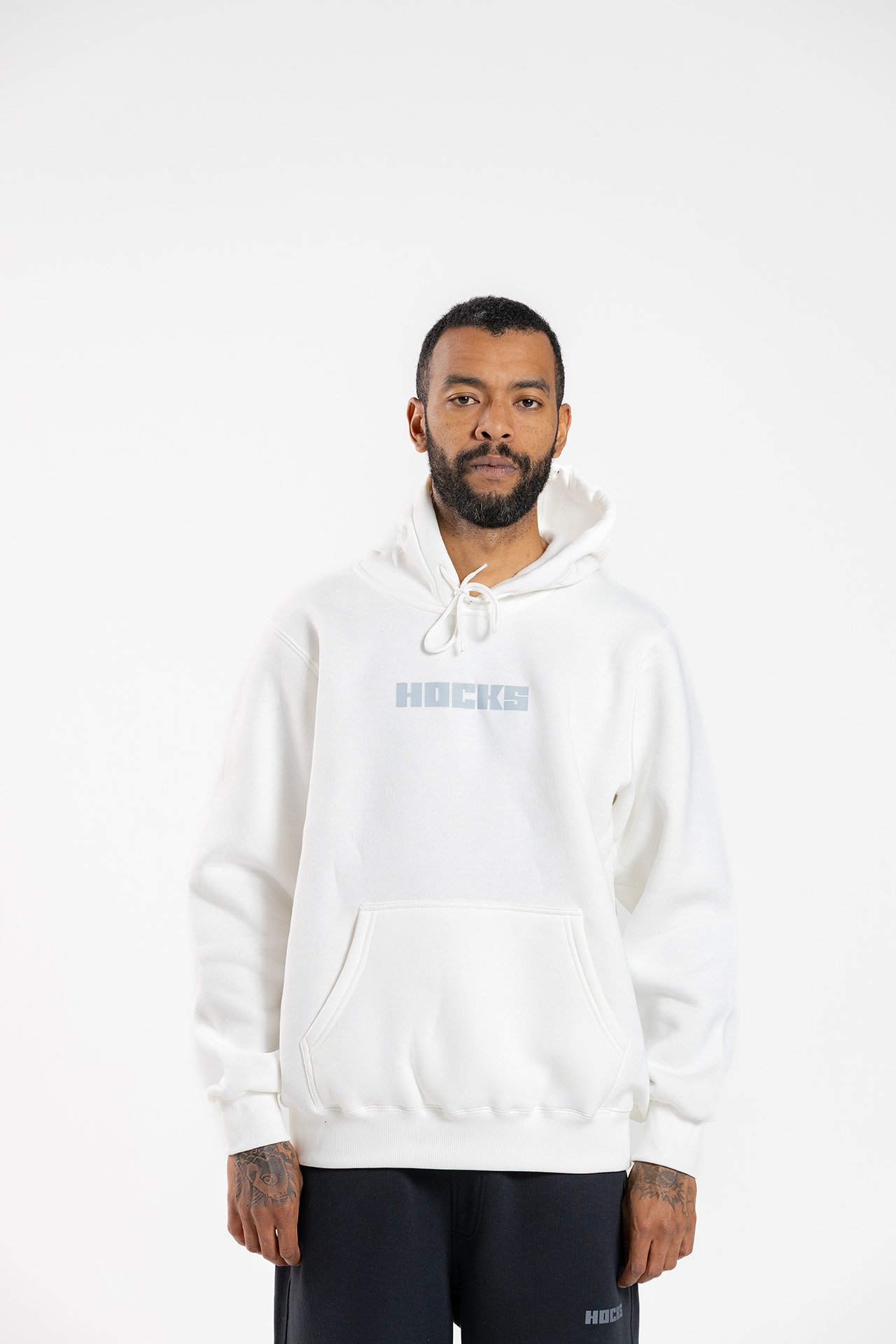 MOLETOM CANGURU HOCKS - LETTER OFF WHITE