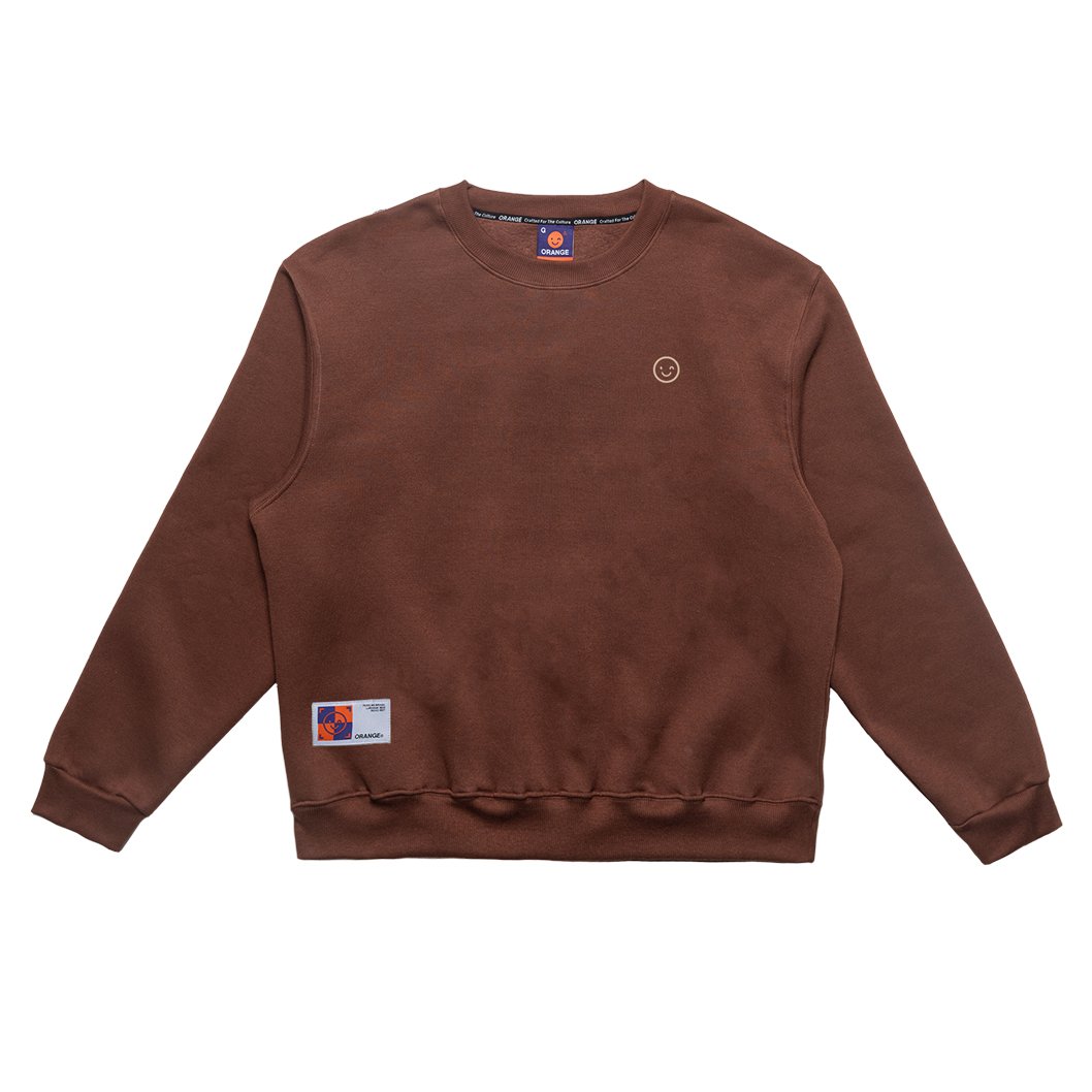 MOLETOM CARECA ORANGE ESSENTIAL BROWN