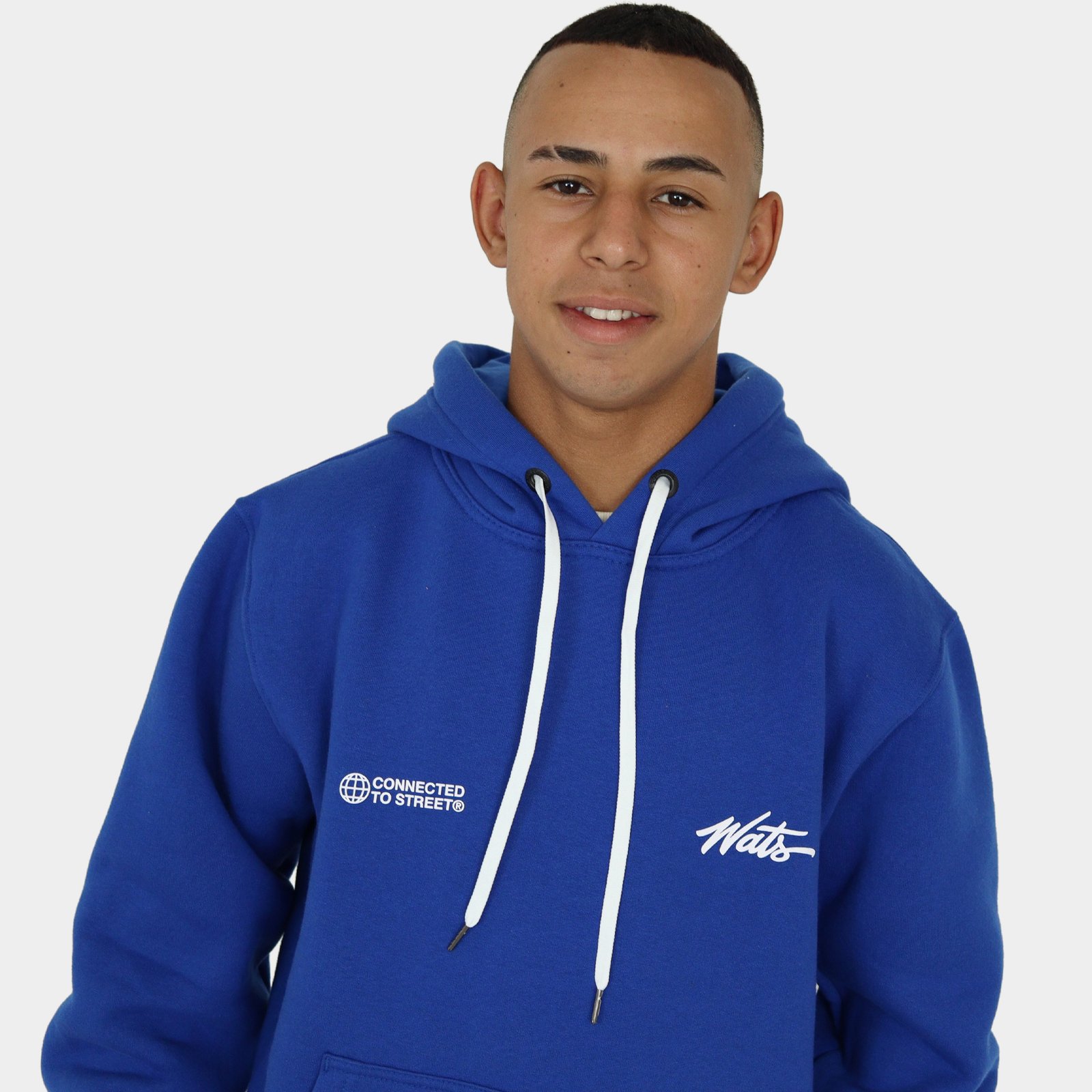 MOLETOM CANGURU WATS - TAG BOTOM AZUL