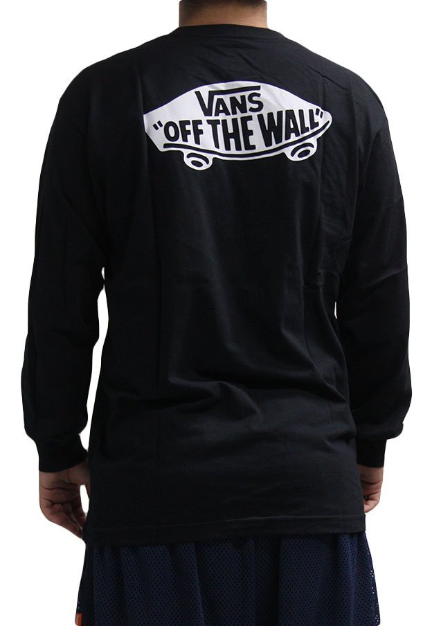CAMISETA VANS MASCULINA - DOUBLE STANDARD MANGA LONGA BLACK