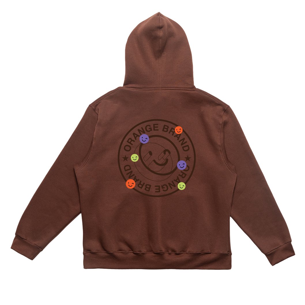 MOLETOM CANGURU ORANGE CRAFTED SMILES MARROM