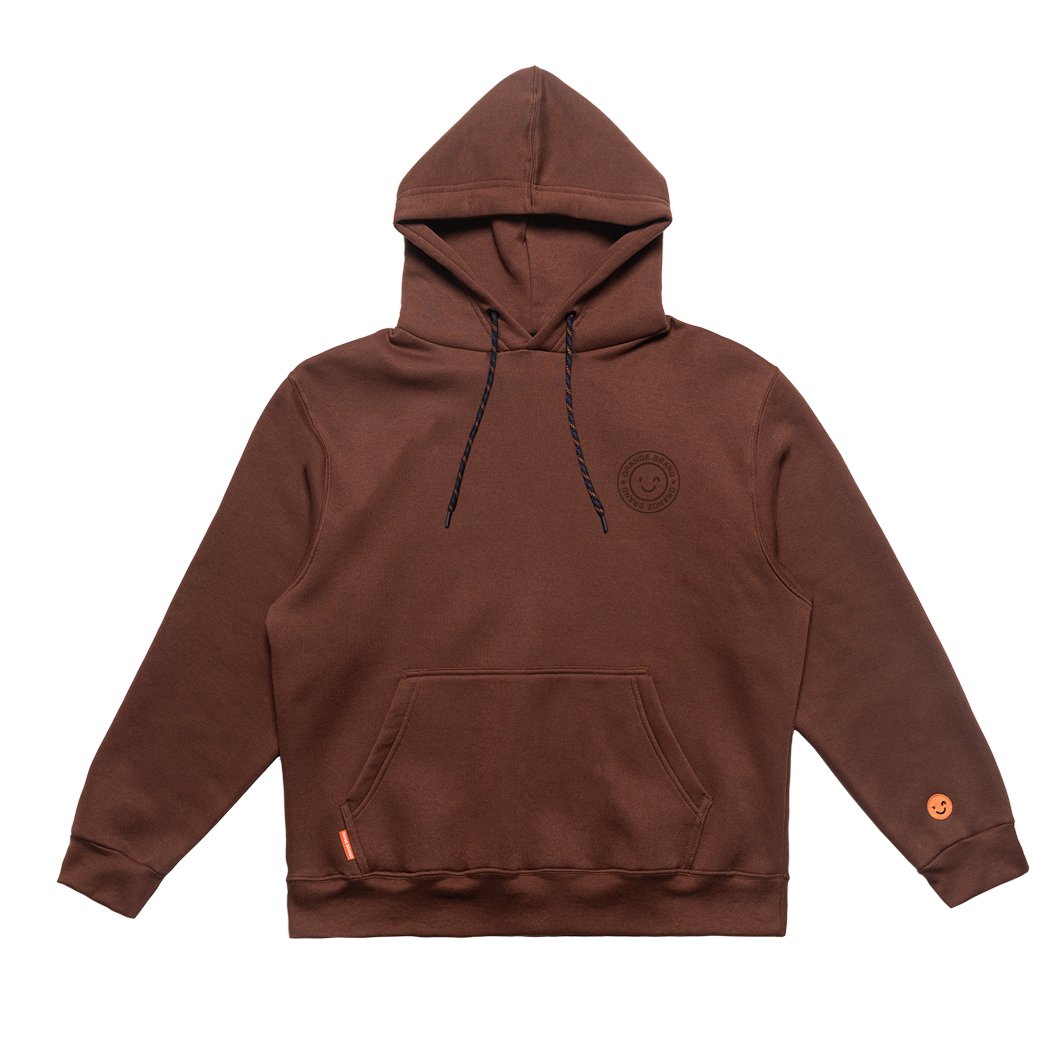MOLETOM CANGURU ORANGE CRAFTED SMILES MARROM